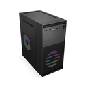 Golden Field 1718B Micro-ATX Desktop Casing - Black